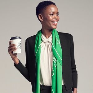 MM LaFleur Statement Scarf (green)